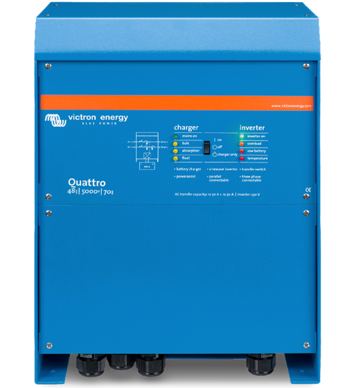 Victron Energy Quattro — falownik/ładowarka do systemów off-grid